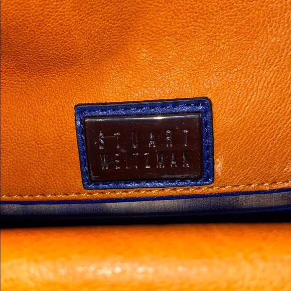 STUART WEITZMAN orange crossbody purse - Picture 4 of 7
